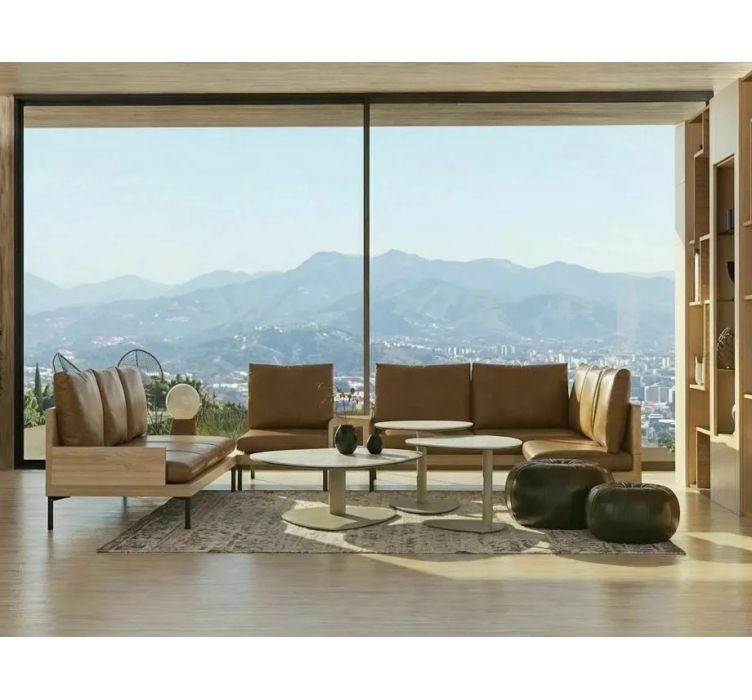 Стіл журнальний кавовий Ciao C ø50 см Беж / Кашемір10